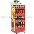 Supermarket Recycled Cardboard Retail Display Corrugated With Customized Color